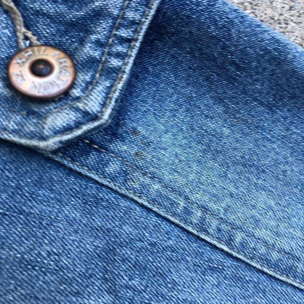 VTG 90s XHILARATION Straight Leg Jeans Women's 13 Loose Retro Fit Denim Blue - Picture 7 of 11
